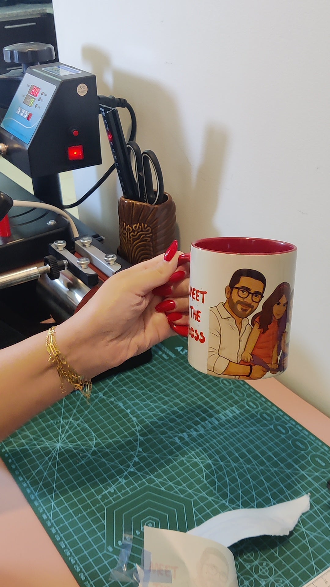 Two-Tone Colored Memory Mug