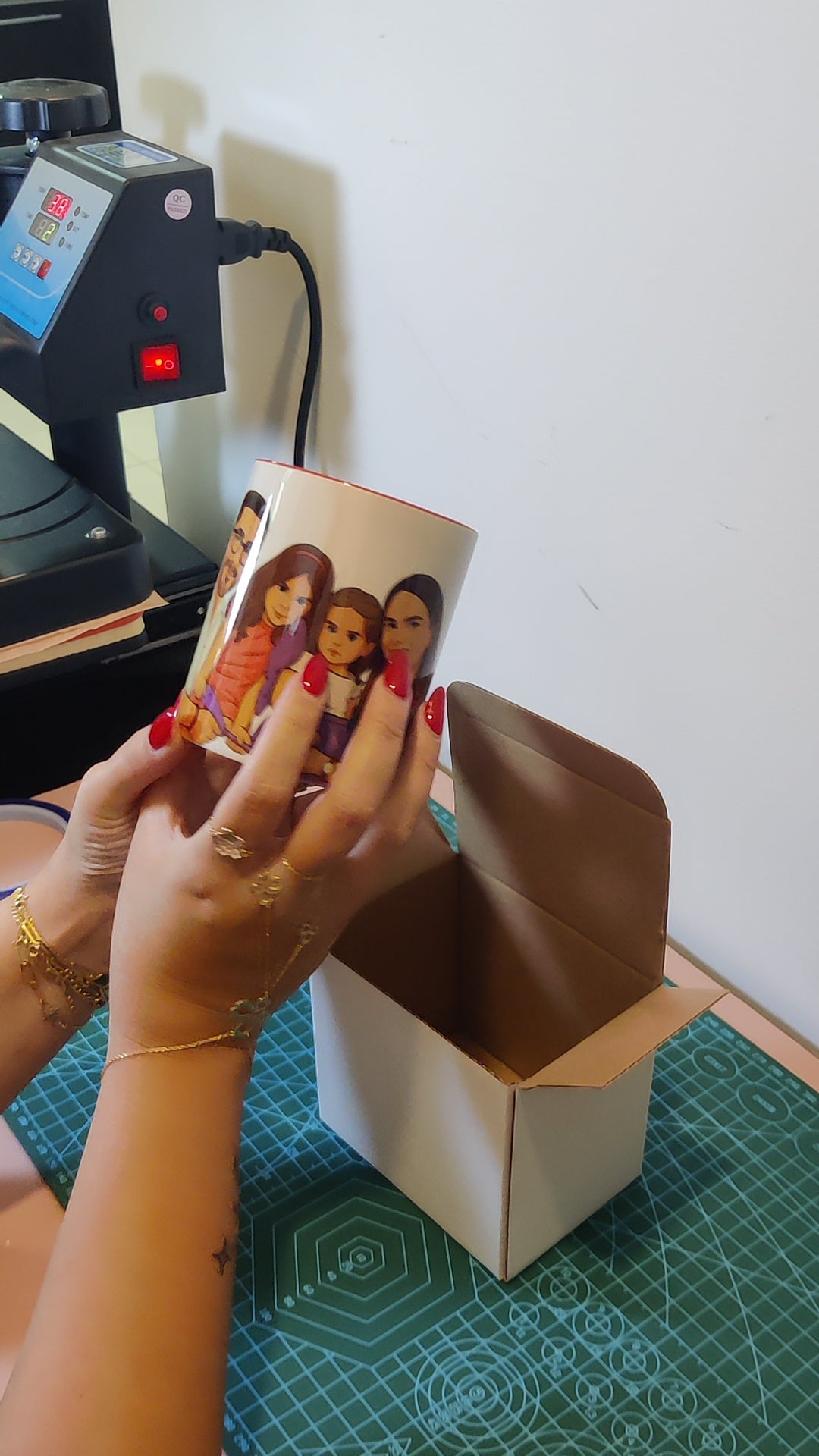 Two-Tone Colored Memory Mug