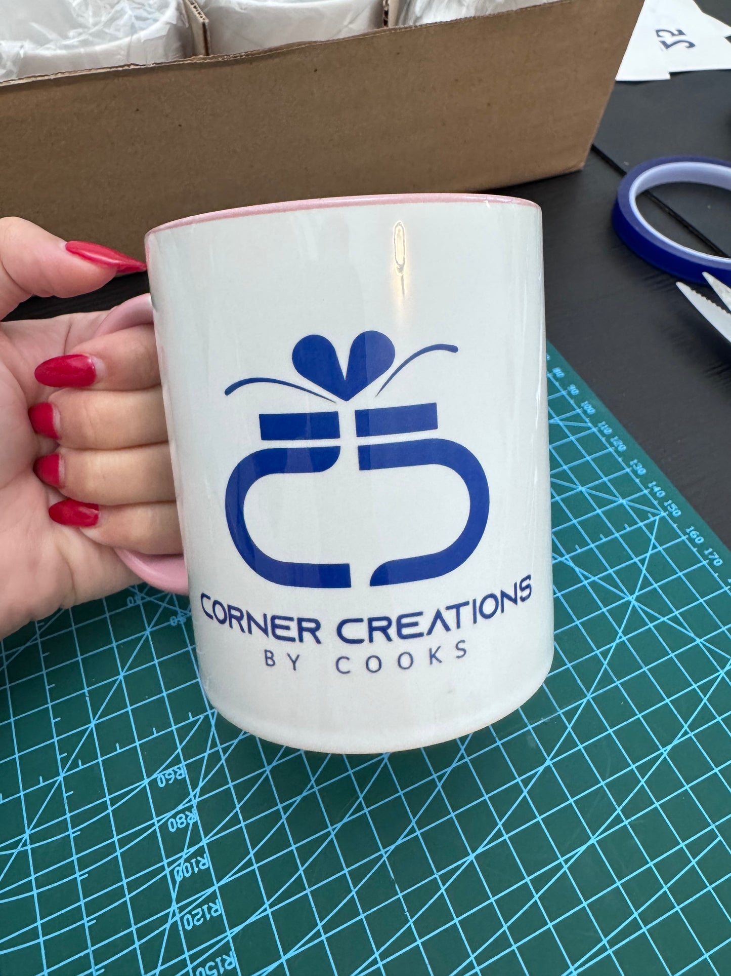 Two-Tone Colored Memory Mug