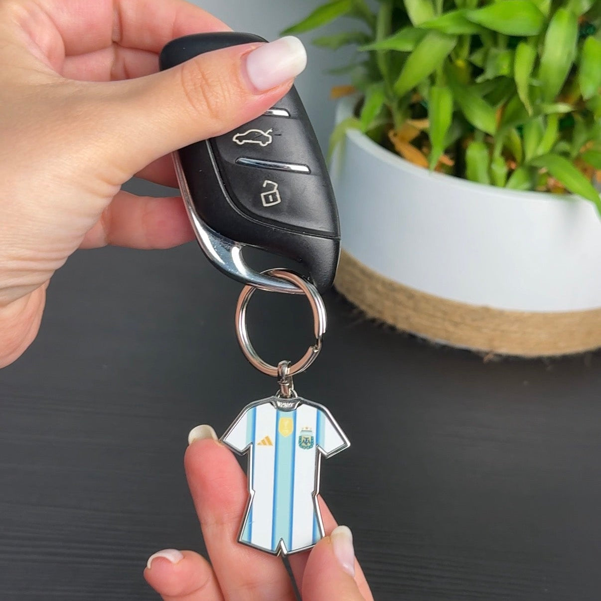 Personalized Football Kit Keychain