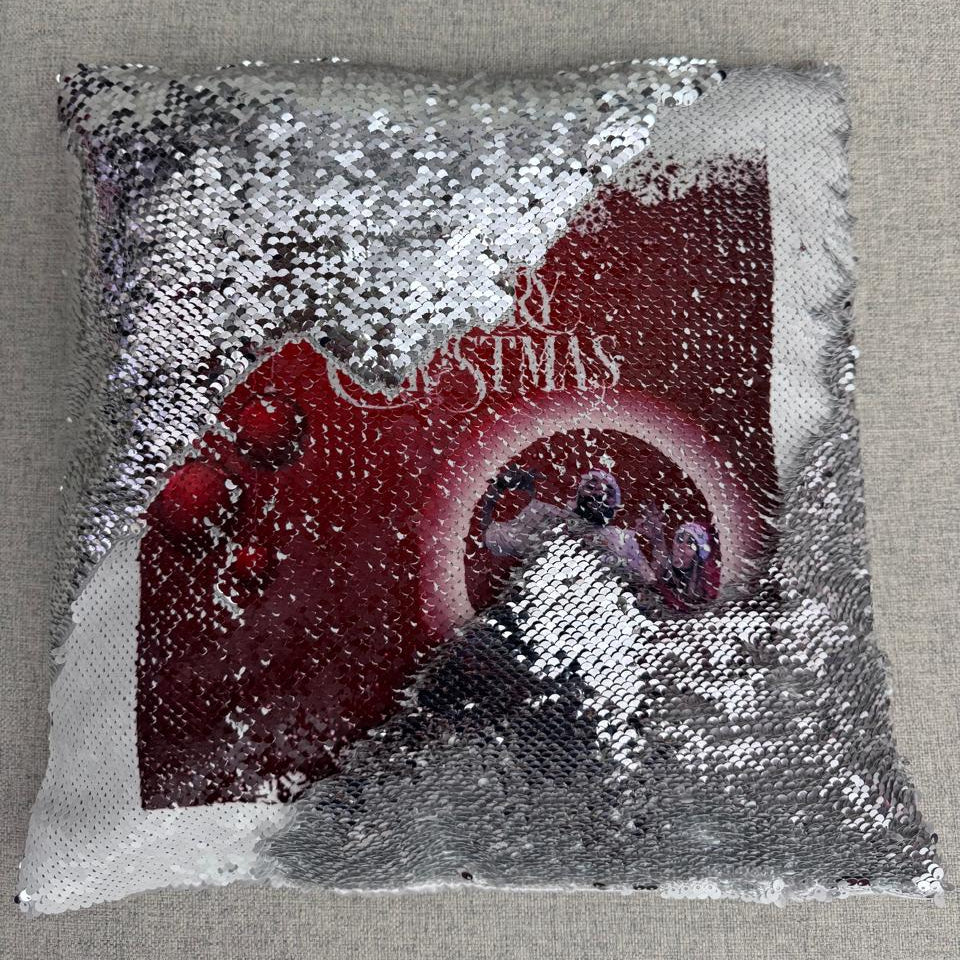 Magic sequin pillow cover