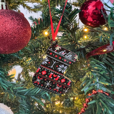 Mini Stocking Hanging Ornament