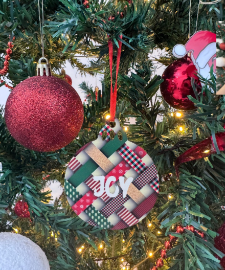Round Wooden Ornament