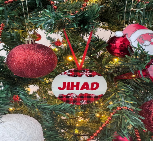 Round Wooden Ornament