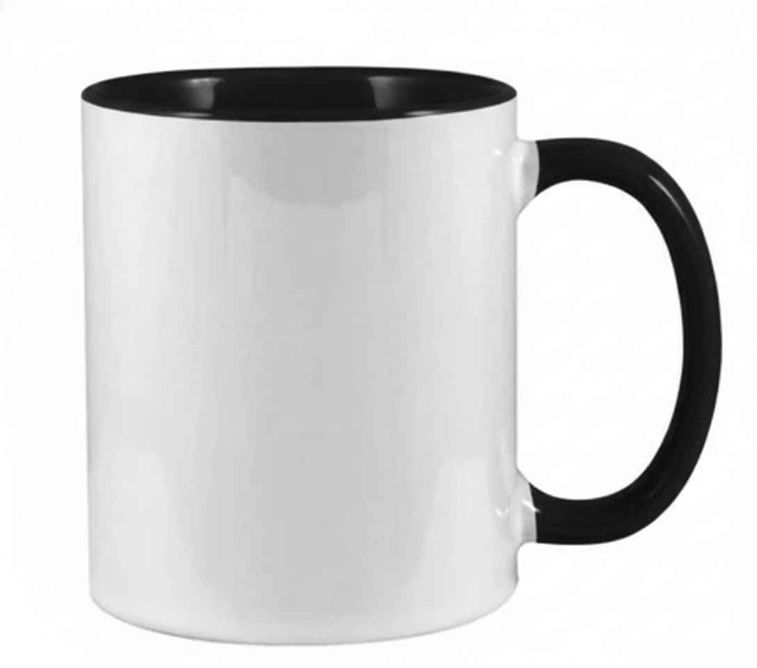Two-Tone Colored Memory Mug