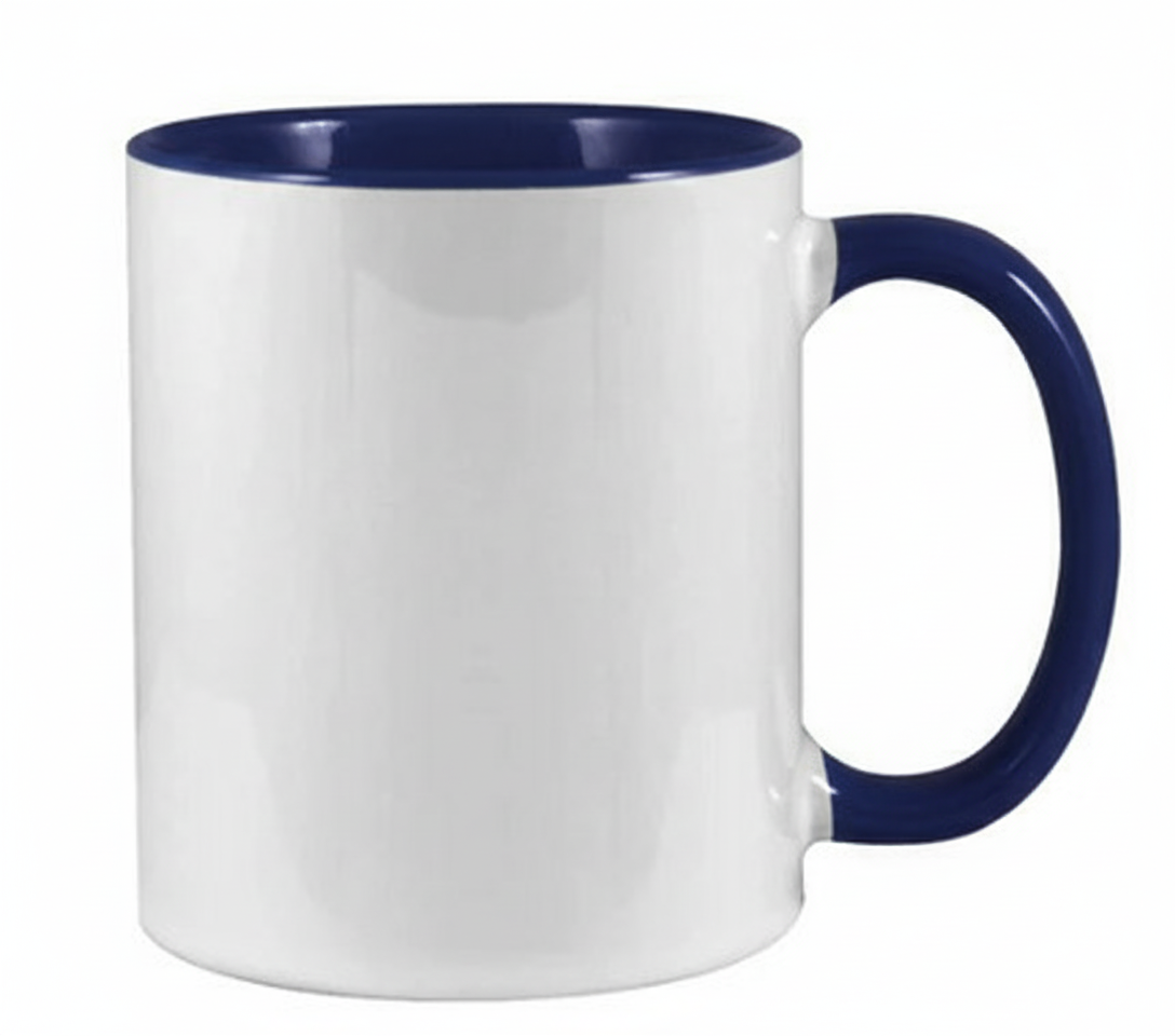 Two-Tone Colored Memory Mug