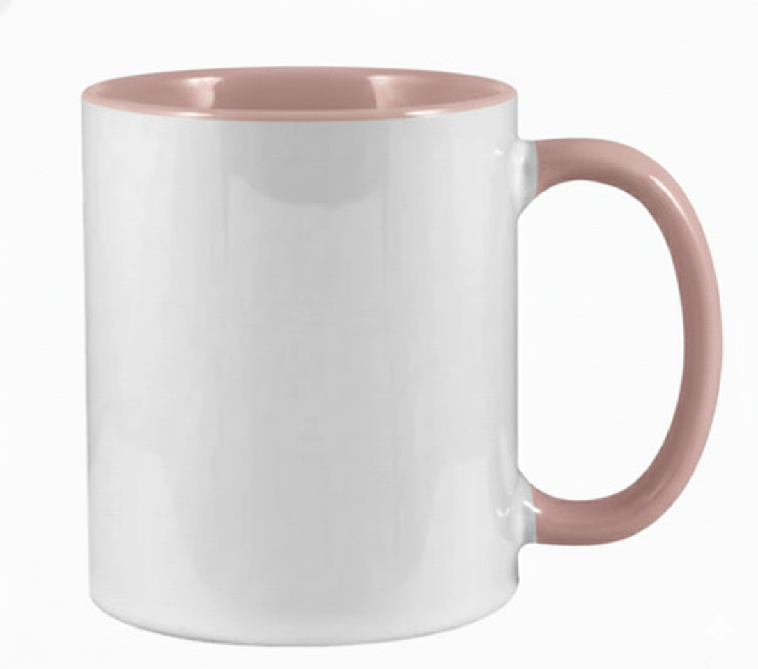 Two-Tone Colored Memory Mug