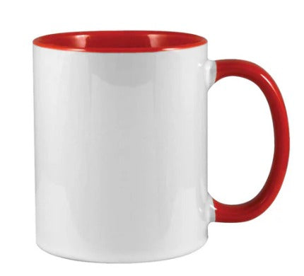 Two-Tone Colored Memory Mug