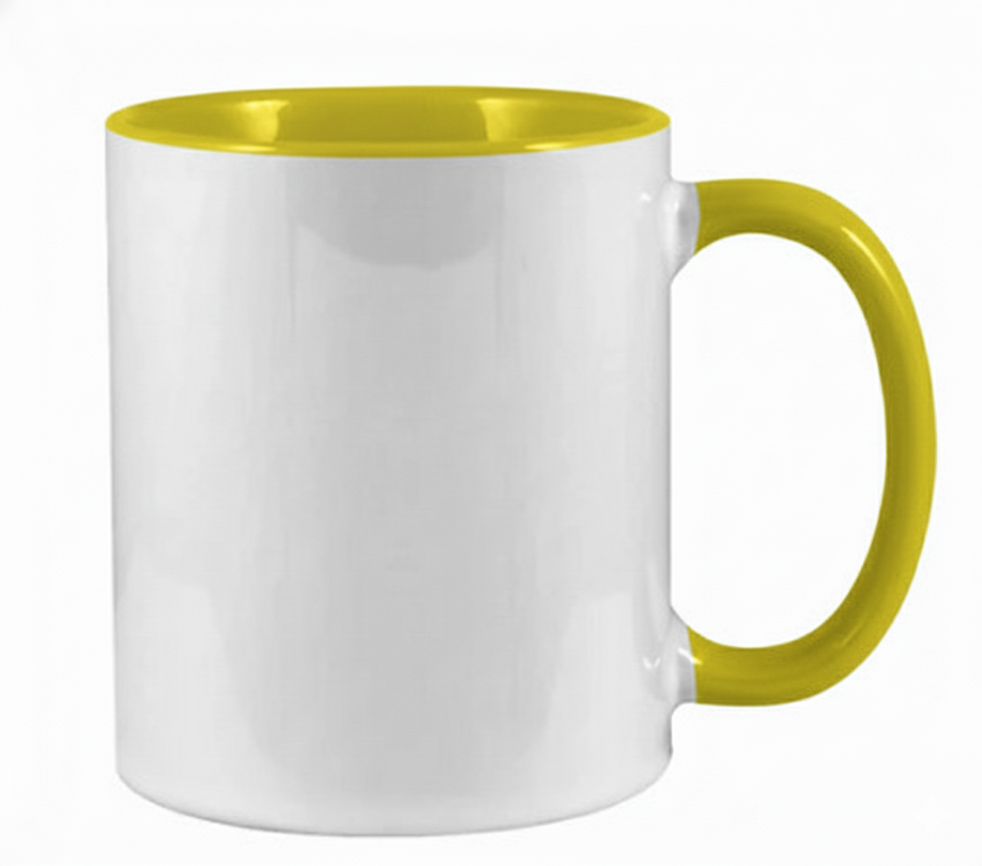 Two-Tone Colored Memory Mug