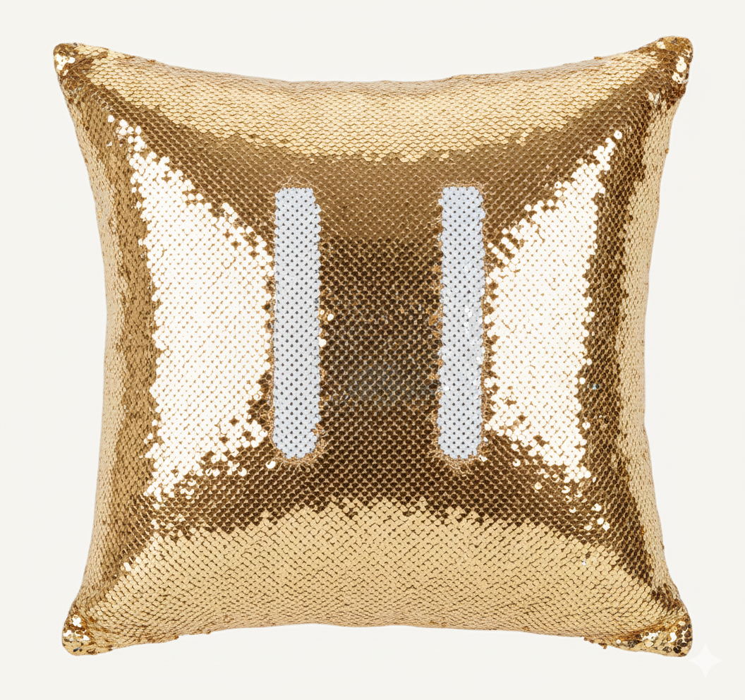 Magic sequin pillow cover